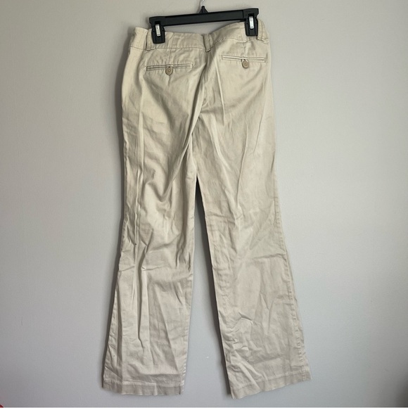 Ann Taylor Loft Tan Low Rise Wide Leg Pants - Picture 2 of 3